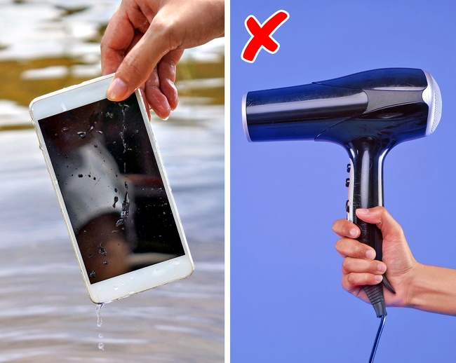Ինչ չի կարելի անել, երբ հեռախոսն ընկել է ջուրը. օգտակար խորհուրդներ