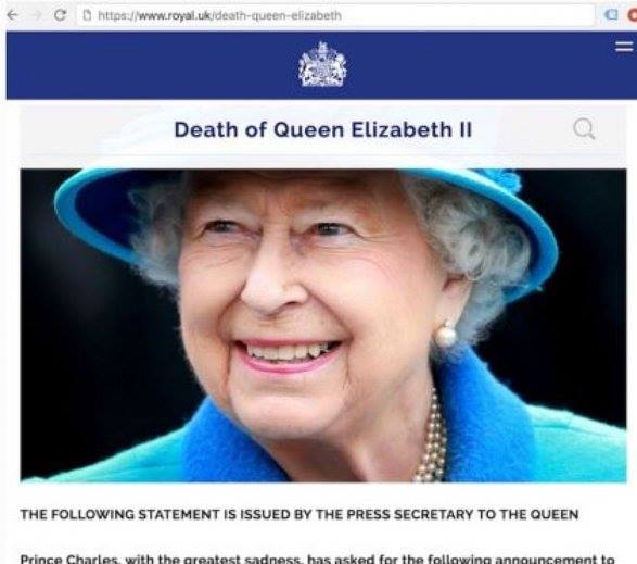 Մեծ Բրիտանիայի թագուհի Եղիսաբեթ II-ը մահացե՞լ է