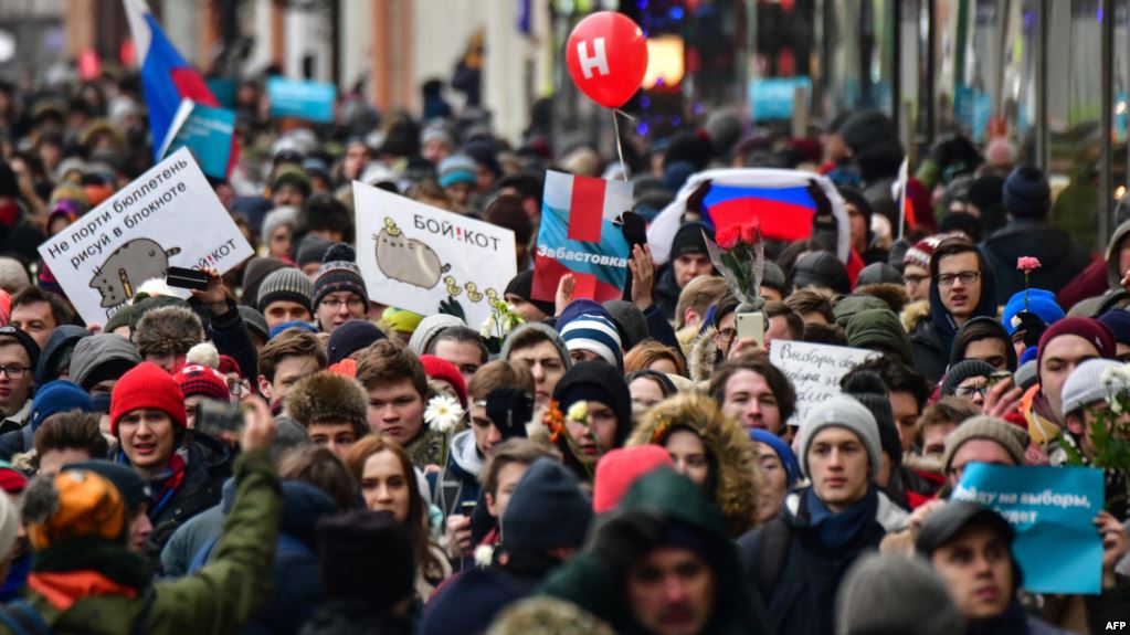 ՌԴ-ում Նավալնիի աջակիցները  բողոքի ցույցերի են դուրս եկել. ավելի քան 350 ձերբակալված կա