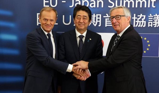 Ճապոնիան եւ ԵՄ-ն ազատ առեւտրի մասին համաձայնագիր են ստորագրել