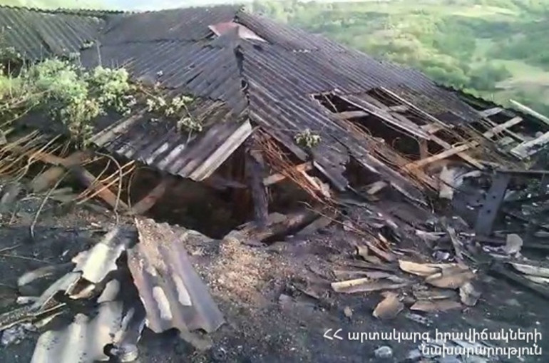 Հրդեհ` Թումանյան քաղաքում. այրվել է շուրջ 150 քմ խոտածածկ տարածք