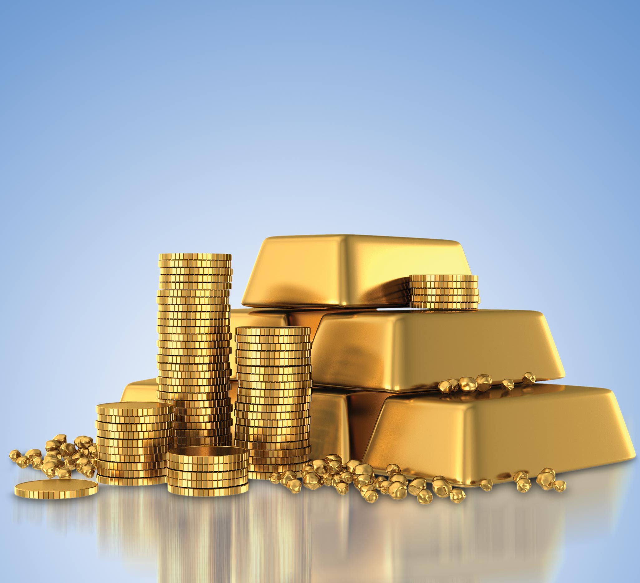 Производство драгоценных металлов. Золотые слитки и монеты. Деньги золото. Капитал. Инвестиционные слитки золота.