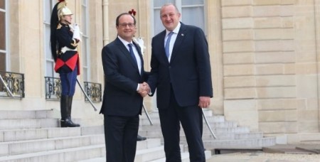 Ֆրանսիայի և Վրաստանի նախագահները քննարկել են կովկասյան տարածաշրջանում առկա իրավիճակը 