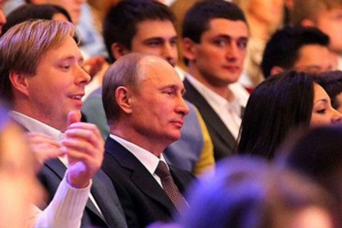 Путин пошутил на юбилее КВН