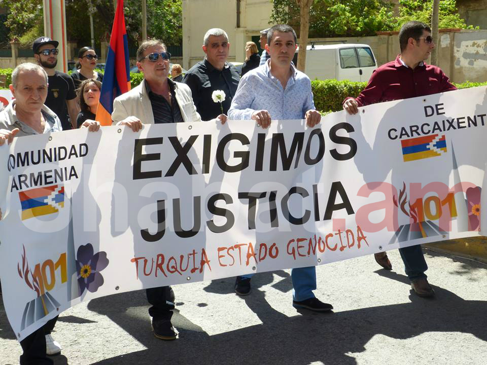 Վալենսիայի հայերն իրենց հարգանքի տուրքն են մատուցել հայոց ցեղասպանության անմեղ զոհերի հիշատակին (լուսանկարներ)