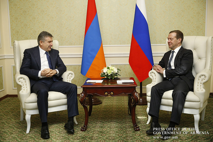 С официальным визитом в Армению прибудет Председатель Правительства Российской Федерации Дмитрий Медведев