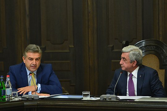 Карен Карапетян и Серж Саргсян не будут включены в предвыборный список РПА. «Жаманак» 