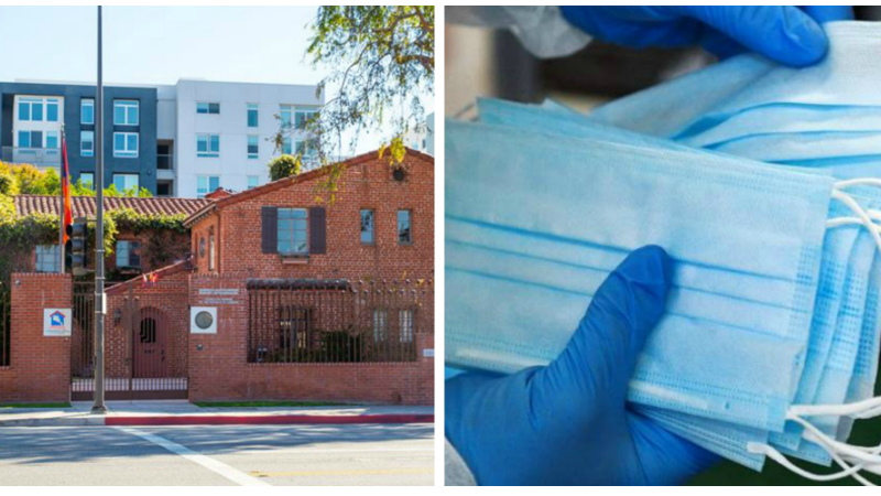 ՀՀ անունից Լոս Անջելես քաղաքին է տրամադրվել 100 հազար բժշկական դիմակ