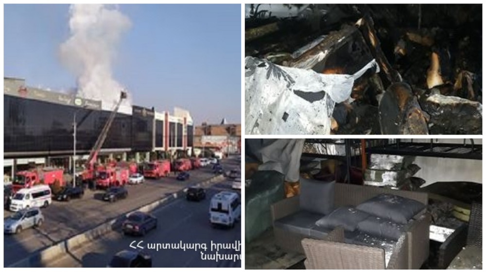 Կահույքի  խանութ-սրահում այրվել են մոտ 100 քմ միջտանիքային հատվածի կառուցատարրեր, կահույքի դետալներ (տեսանյութ)