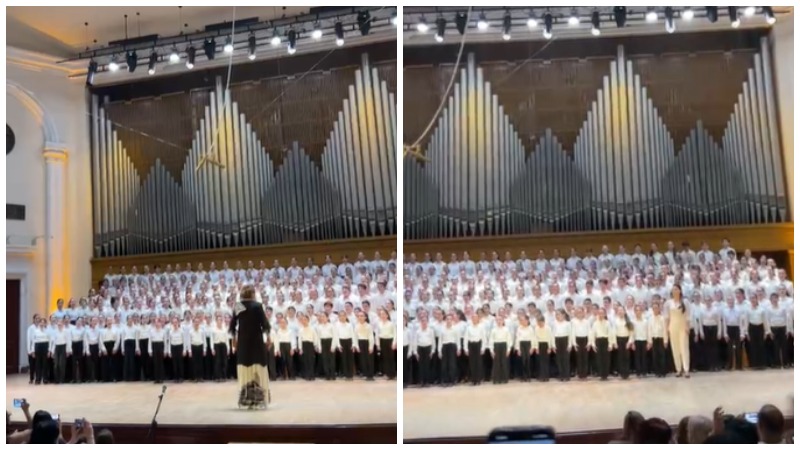 400 սաներից կազմված երգչախումբը ամփոփել է դպրոցների մրցույթ-փառատոնի գալա-համերգը (տեսանյութ)