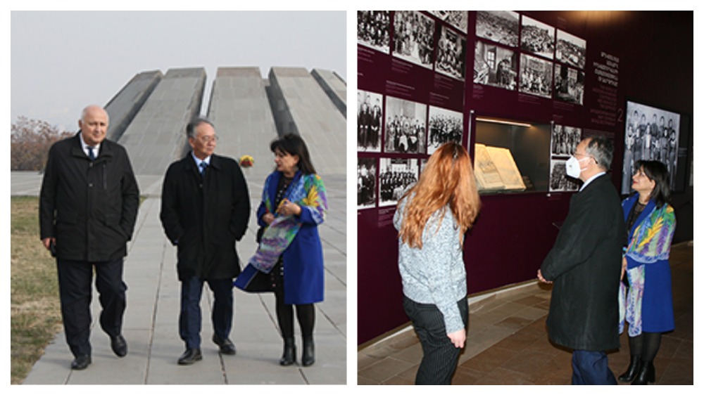 «Սինոփսիս» ընկերության նախագահ Չի-Ֆուն Չանն այցելել է Հայոց ցեղասպանության հուշահամալիր