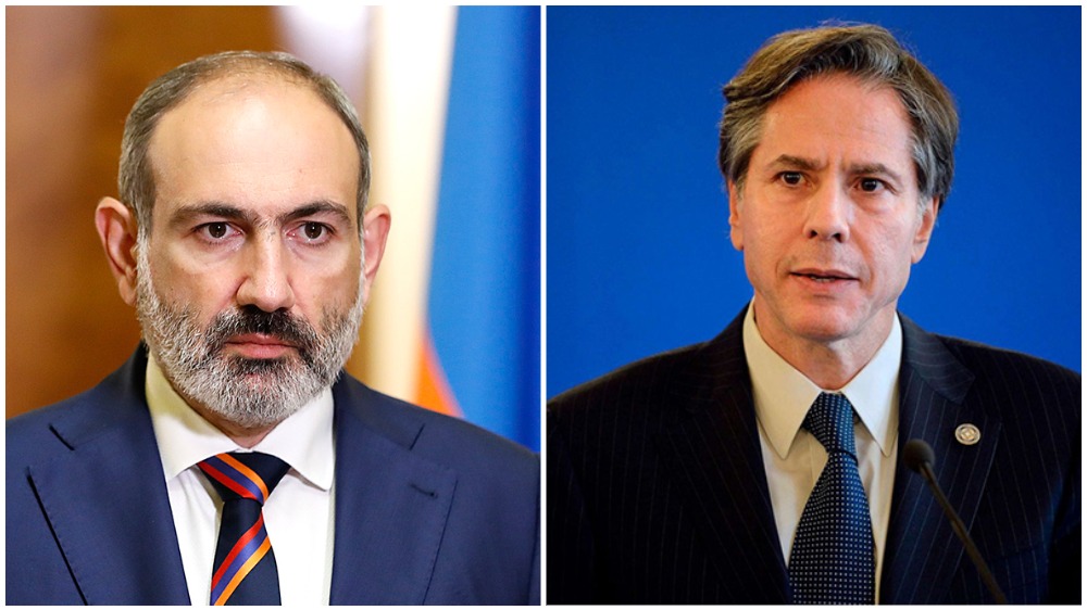 ՀՀ վարչապետը և ԱՄՆ պետքարտուղարը մտքեր են փոխանակել Հայաստանի և Ադրբեջանի միջև սահմանագծման և սահմանազատման մասին