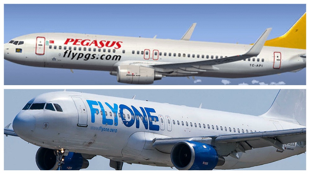 Flyone Armenia և Pegasus ավիաընկերությունները Երևան-Ստամբուլ-Երևան երթուղով չվերթներ իրականացնելու թույլտվություն են ստացել