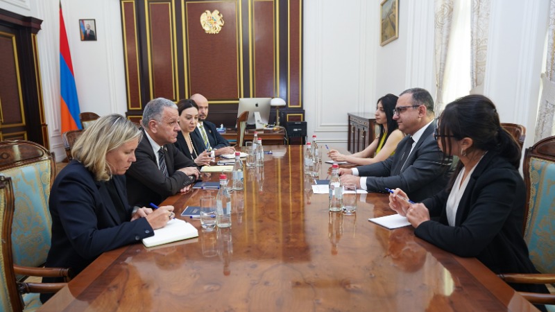 Փոխվարչապետն ընդունել է Հայաստանում ԵՄ պատվիրակության նորանշանակ ղեկավարին