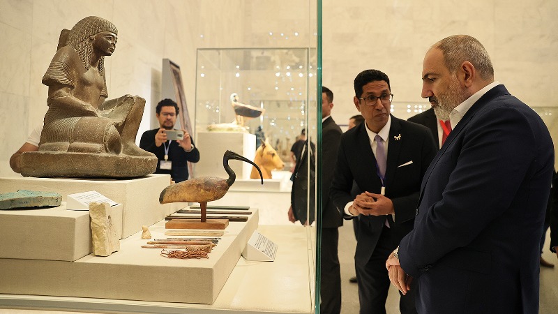 Վարչապետն այցելել է Եգիպտական քաղաքակրթության ազգային թանգարան (լուսանկարներ)