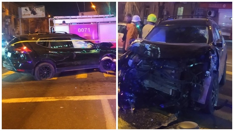 Սեբաստիա-Տիչինա փողոցների խաչմերուկում երեք մեքենա է բախվել