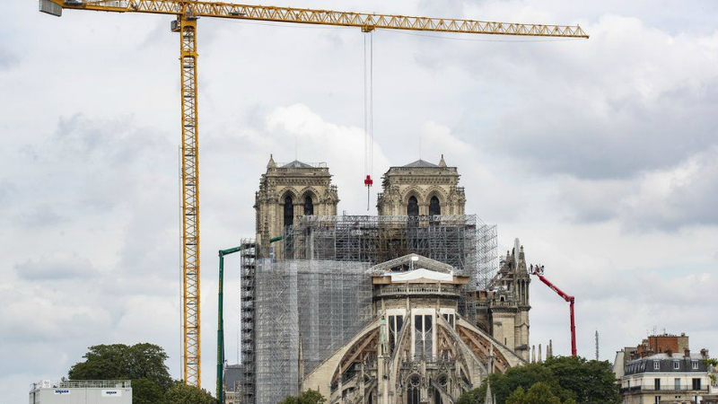 Փարիզում շարունակվում են Աստվածամոր տաճարի վերականգնողական աշխատանքները