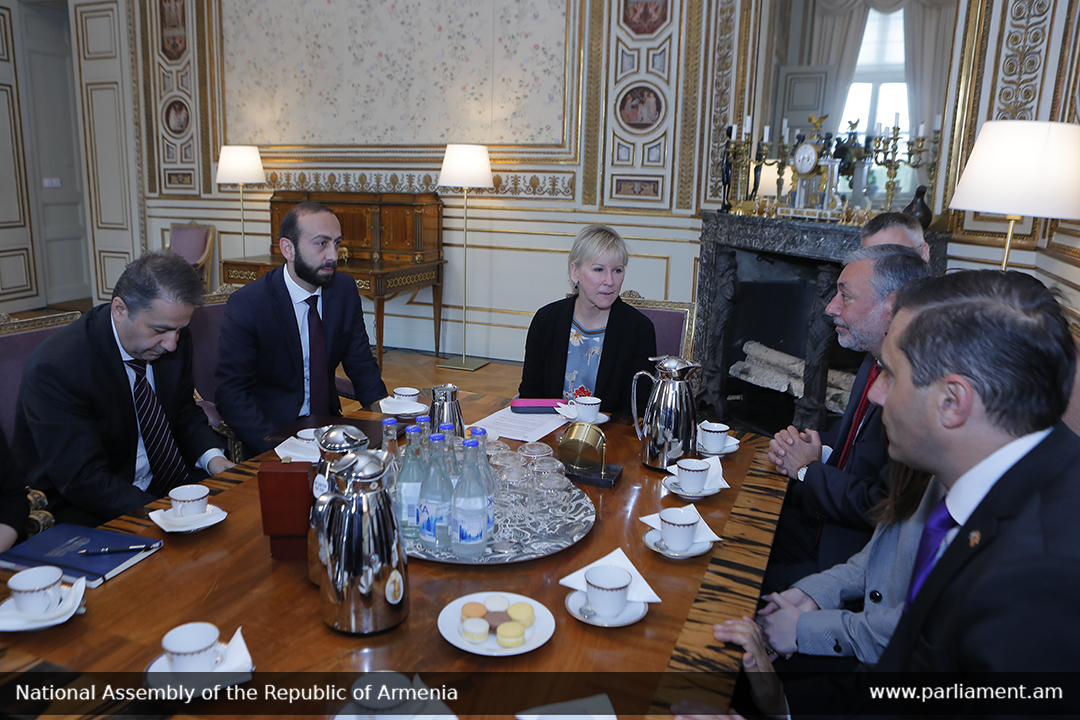 Արարատ Միրզոյանը Շվեդիայի նախարարների հետ քննարկել է հայ-շվեդական տնտեսական կապերի խորացման անհրաժեշտությունը