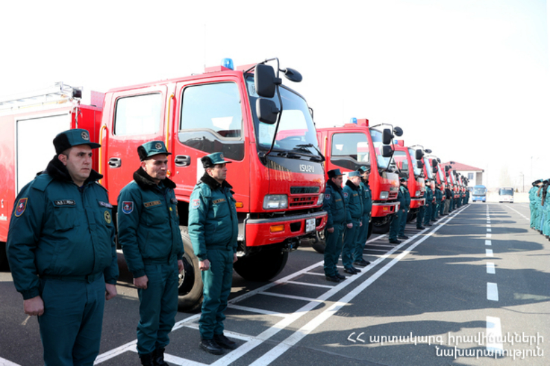 Ճապոնիան Հայաստանին է նվիրաբերել 22 հրշեջ մեքենա