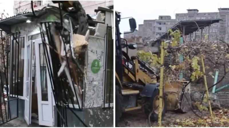 Մալաթիա-Սեբաստիա և Էրեբունի վարչական շրջաններում ինքնակամ կառույցներ են ապամոնտաժվել (տեսանյութ)