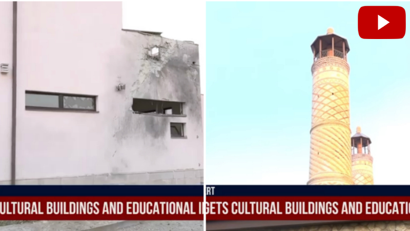 Ադրբեջանը Շուշիում թիրախավորել է մշակութային և կրթական օբյեկտներ (տեսանյութ)