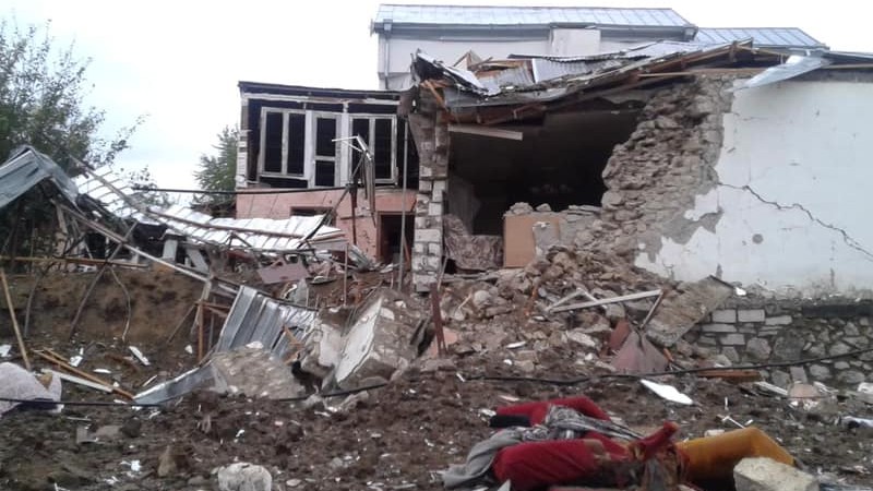 Ադրբեջանական կասետային հրթիռի հարվածից Ննգի գյուղում վիրավորվել է երեք կին. Արցախի ՄԻՊ