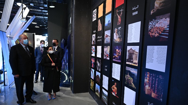 Նախագահ Արմեն Սարգսյանը «Էքսպո 2020 Դուբայ» համաշխարհային ցուցահանդեսների կենտրոնում ​ այցելել է Հայաստանի տաղավար​ (տեսանյութ)
