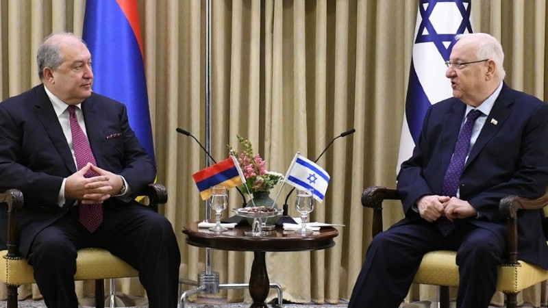 Արմեն Սարգսյանը հորդորել է Իսրայելի նախագահին օգտագործել ազդեցությունն իր երկրի կառավարության վրա՝ անհապաղ դադարեցնելու զենքի մատակարարումներն Ադրբեջանին