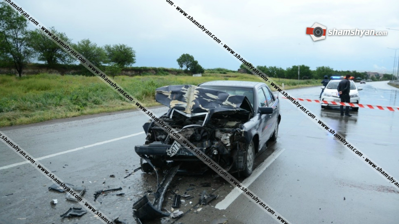 Երևան-Երասխ ավտոճանապարհին բախվել են Mercedes և КамАЗ մակնիշի ավտոմեքենաները․ կա վիրավոր
