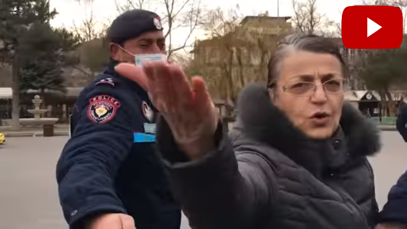 Վարչապետի աջակիցը հայհոյանքներով հարձակվել է Yerkir.am-ի թղթակցի վրա (տեսանյութ)