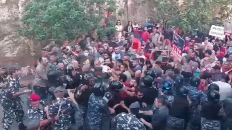 Բեյրութում հայերը ընդդեմ Ադրբեջանի բողոքի ակցիա են իրականացրել (տեսանյութ)