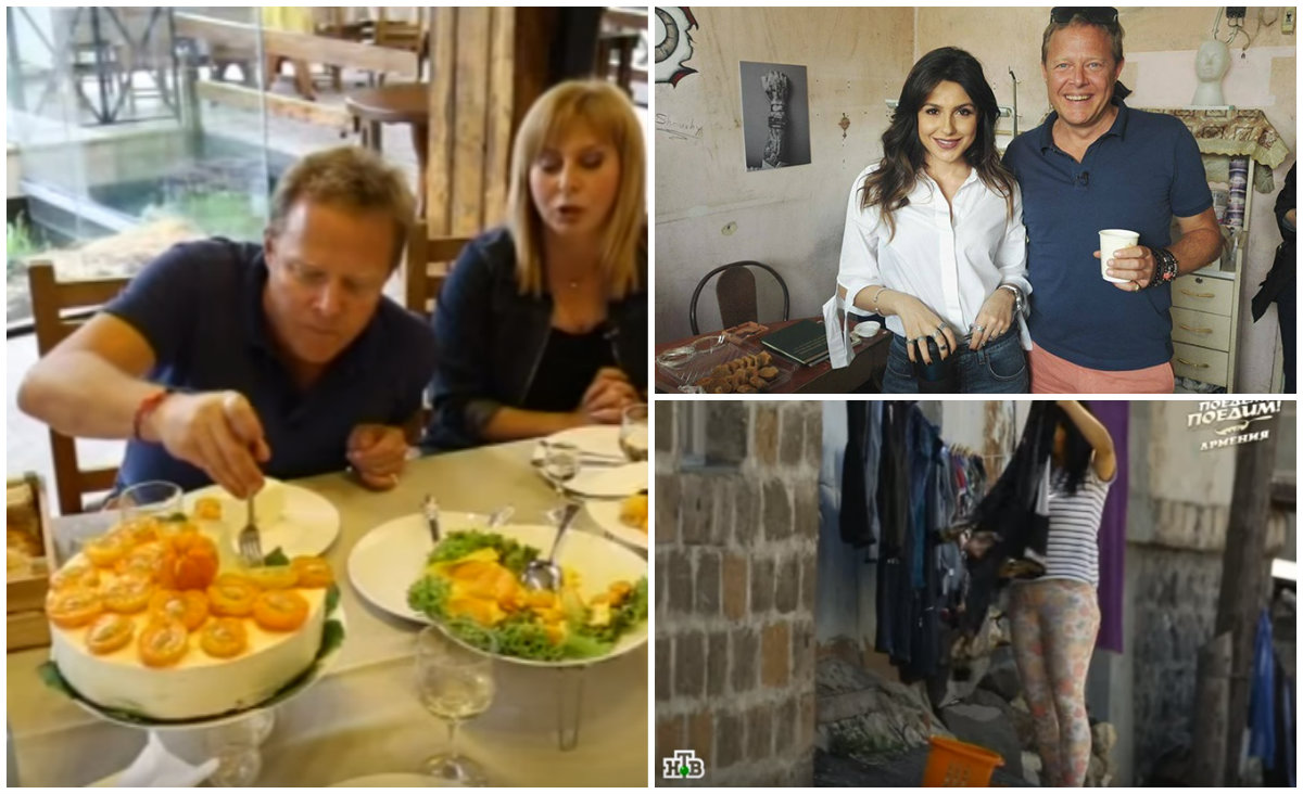 Знаменитая передача НТВ «Поедем, поедим!» в Армении (видео)