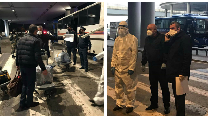Մոսկվա-Երևան երկու չվերթով Հայաստան վերադարձած քաղաքացիները սահմանված կարգով անցել են ջերմաչափում և արտաքին զննում․ ԱԱՏՄ