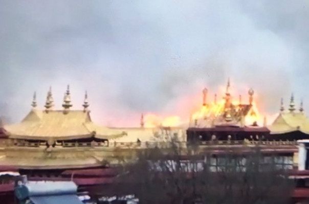 Ջոկհանգ բուդդայական տաճարում բռնկված հրդեհը մարվել է