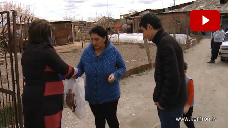 «Գ.Ծառուկյան» հիմնադրամը սննդամթերք է հատկացրել Արմավիրի մարզի անապահով ընտանիքներին
