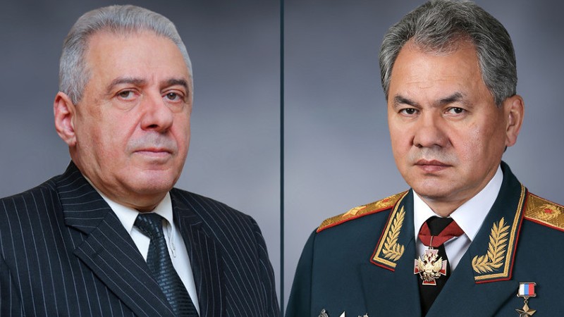 Հայաստանի և Ռուսաստանի պաշտպանության նախարարները հեռախոսազրույց են ունեցել