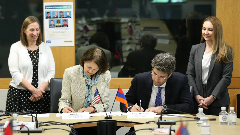 Հայաստան-ԱՄՆ ռազմավարական երկխոսության կողմերը հանդես են եկել համատեղ հայտարարությամբ (տեսանյութ, լուսանկարներ)
