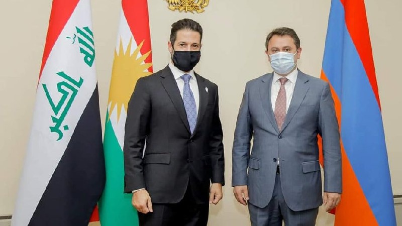 Հայկ Չոբանյանը հանդիպել է Իրաքյան Քուրդիստանի փոխվարչապետ Քուբադ Թալաբանիի հետ