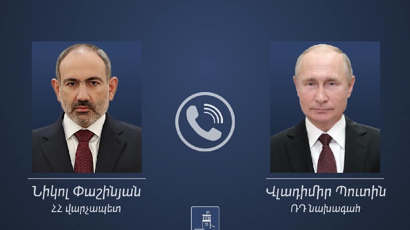 Նիկոլ Փաշինյանն ու Վլադիմիր Պուտինը անդրադարձել են հայ-ռուսական երկկողմ օրակարգի մի շարք հարցերի