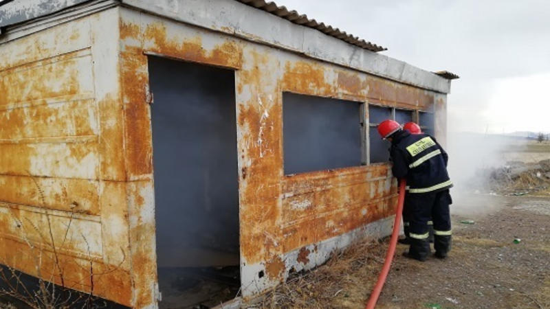 Աբովյանում վագոն-տնակ է այրվել. տուժածներ չկան