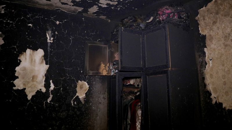 Ննջասենյակում բռնկված հրդեհից գույք և կենցաղային իրեր են այրվել (լուսանկարներ)