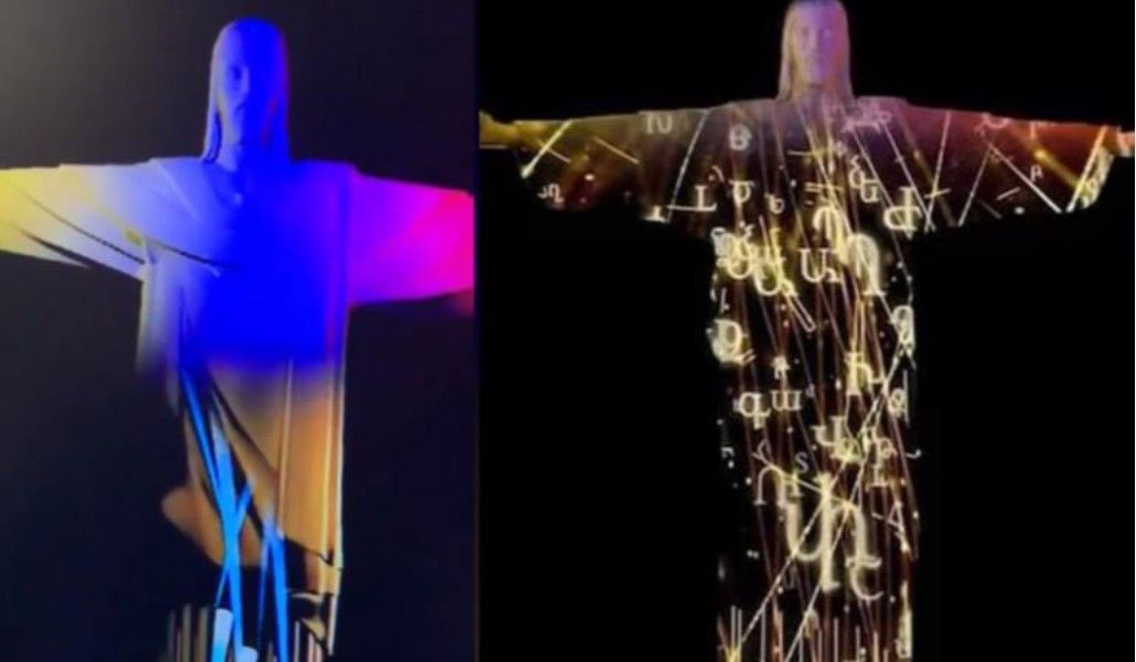 Ռիո դե Ժանեյրոյի Հիսուս Ամենափրկիչ արձանը ՀՀ անկախության տոնի առթիվ լուսավորվել է հայկական դրոշի գույներով (տեսանյութ)