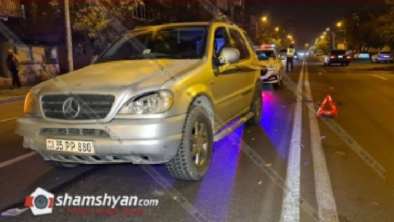 Երևանում 25-ամյա վարորդը Mercedes ML-0ով վրաերթի է ենթարկել փողոցը անթույլատրելի հատվածով անցնող հետիոտնին. վերջինս մահացել է