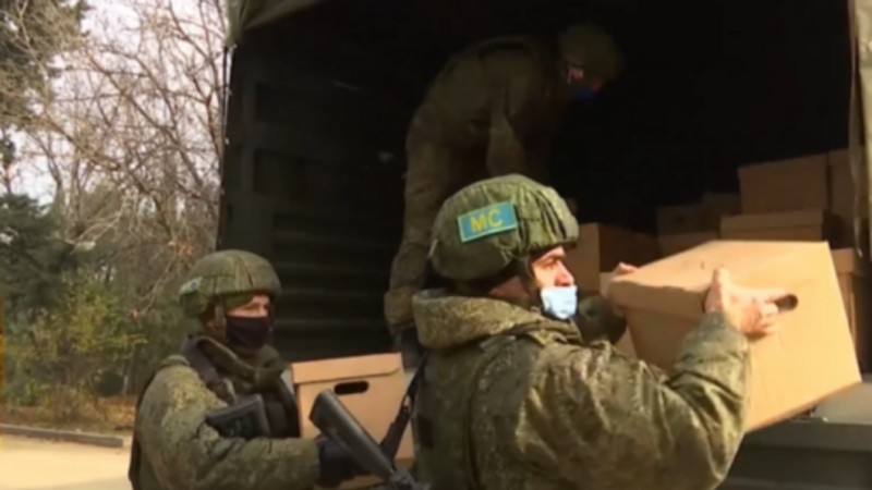 Արցախում ռուսական  խաղաղապահ զորակազմի միջոցով Ուկրաինա մարդասիրական օգնություն է  ուղարկվել