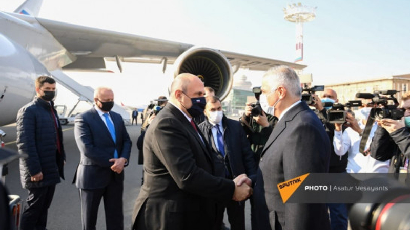 Ռուսաստանի վարչապետը ժամանել է Երևան