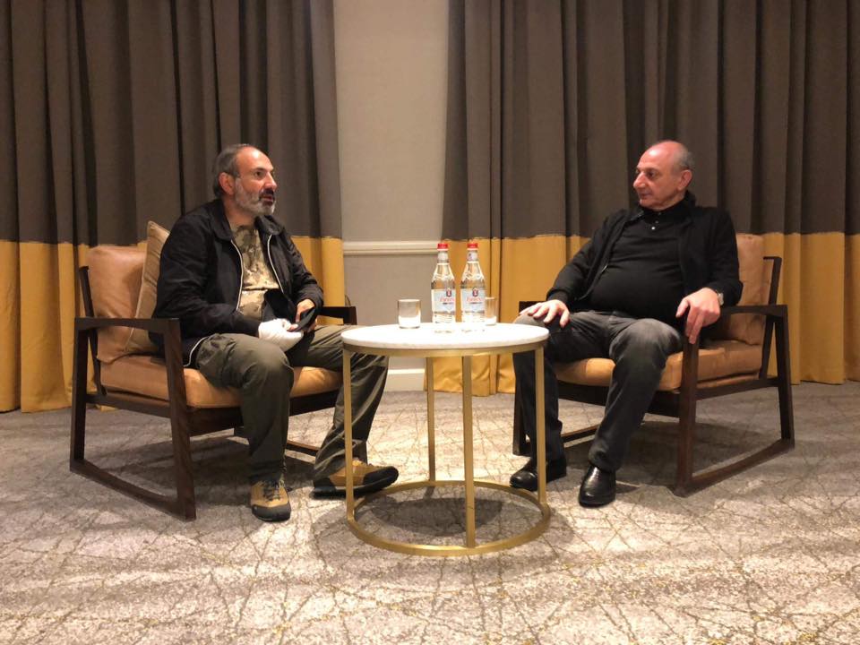 Արցախի նախագահը Նիկոլ Փաշինյանի հետ հանդիպման ժամանակ ընդգծել է Հայաստանում կայունության պահպանման անհրաժեշտությունը