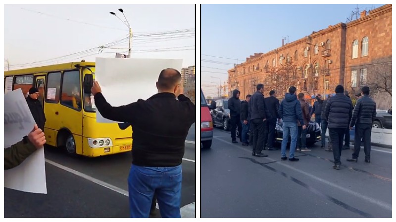 Երևանում որոշ ժամանակով փակվել են մի շարք փողոցներ. կան բերման ենթարկվածներ. ՀԺ (տեսանյութ)