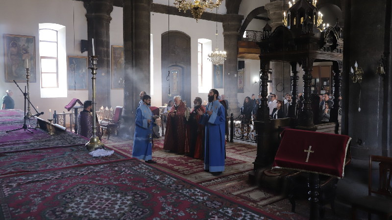 Գյումրու Սուրբ Յոթ Վերք եկեղեցում 44-օրյա պատերազմի հերոսների հիշատակին պատարագ է մատուցվել