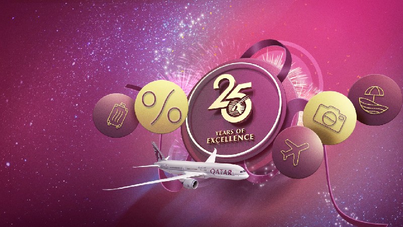 Qatar airways-ը մեկնարկում է համաշխարհային Վաճառքի Արշավը՝ իր 25-ամյակի կապակցությամբ