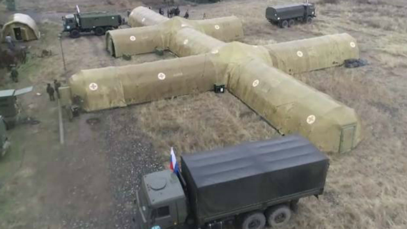 ՌԴ ՊՆ-ն Ստեփանակերտում դաշտային հոսպիտալ է տեղակայել